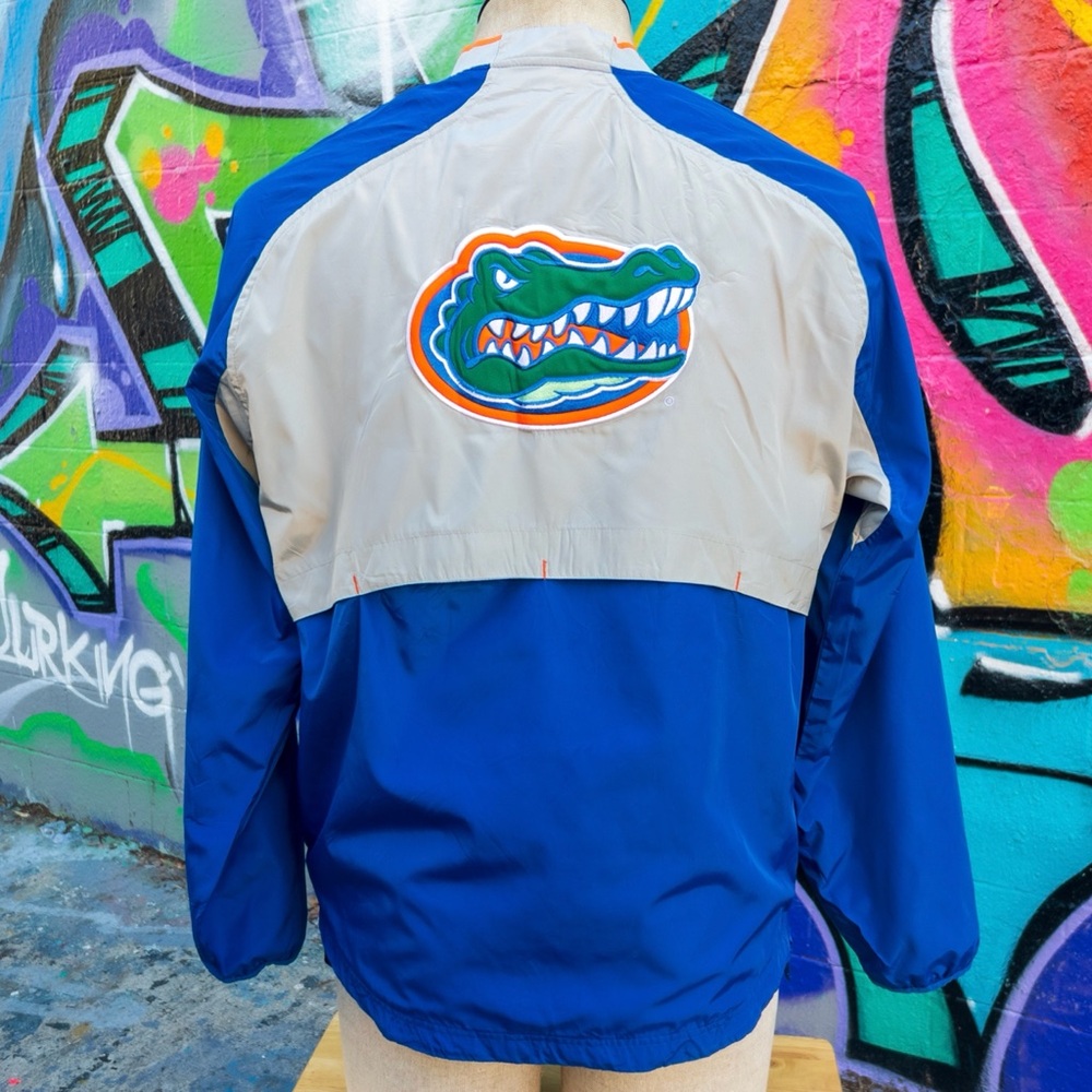 FLORIDA GATORS Vintage Windbreaker size Small (V-Neck Pullover) | Blue